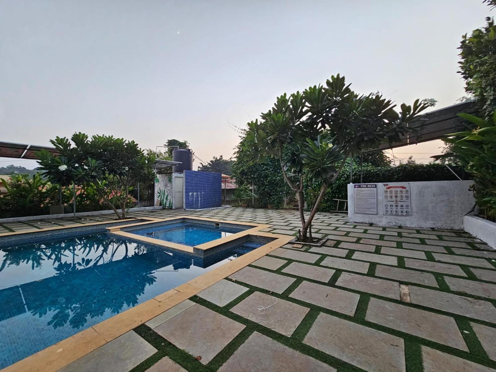 Jenjon Best Retreat Chalets At Sparsh Karjat Resort With Optional Swimming Pool Dış mekan fotoğraf
